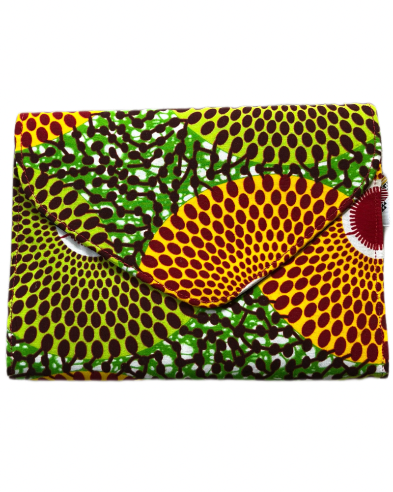 Green and Yellow Game Changer Mid-Size Clutch