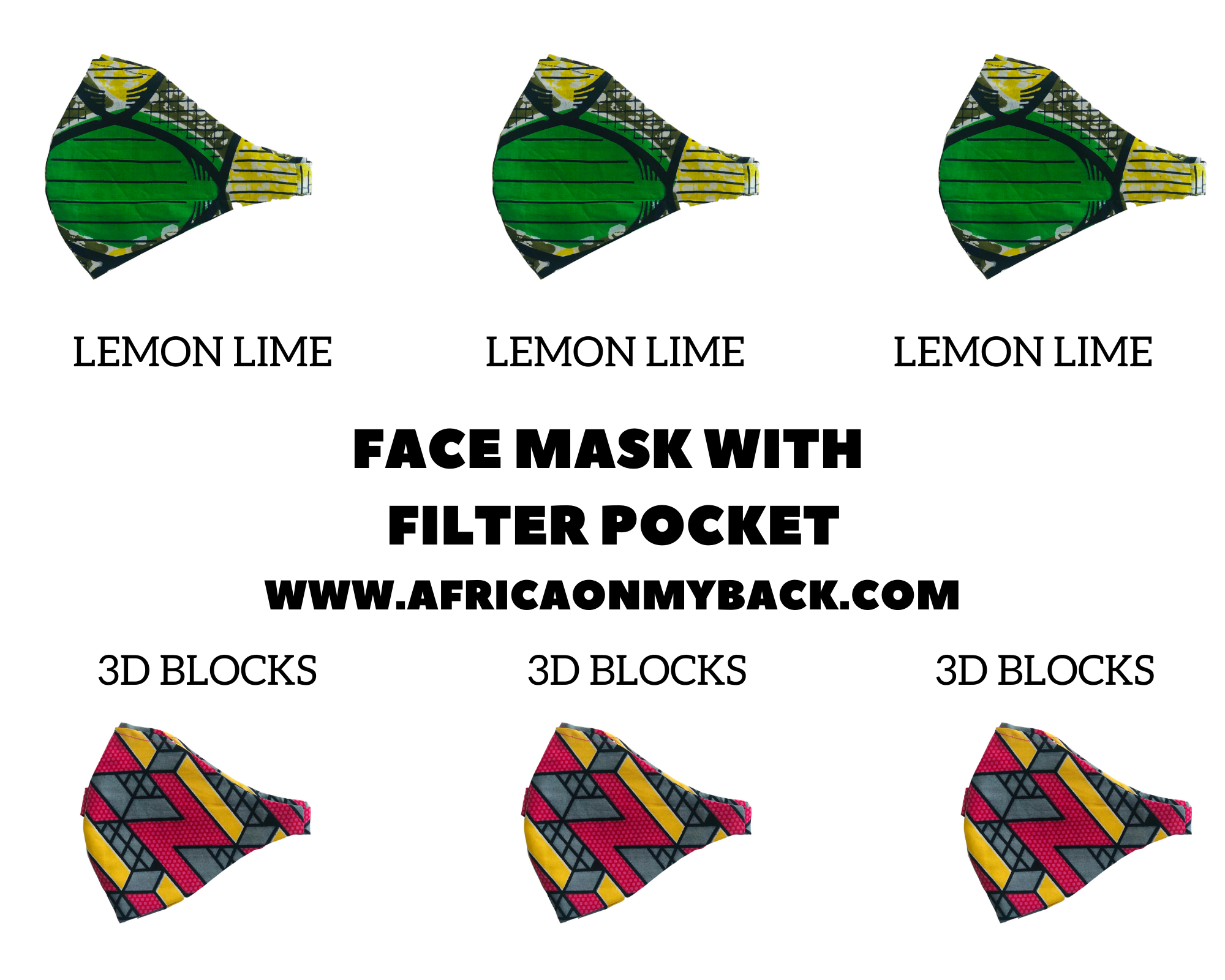 Fashion Face Mask|Ankara Print|African Print|