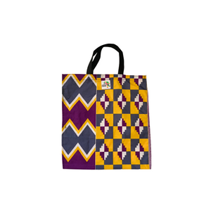 Radiant Purple and Gold - Reusable Gift Bag/Produce Bag